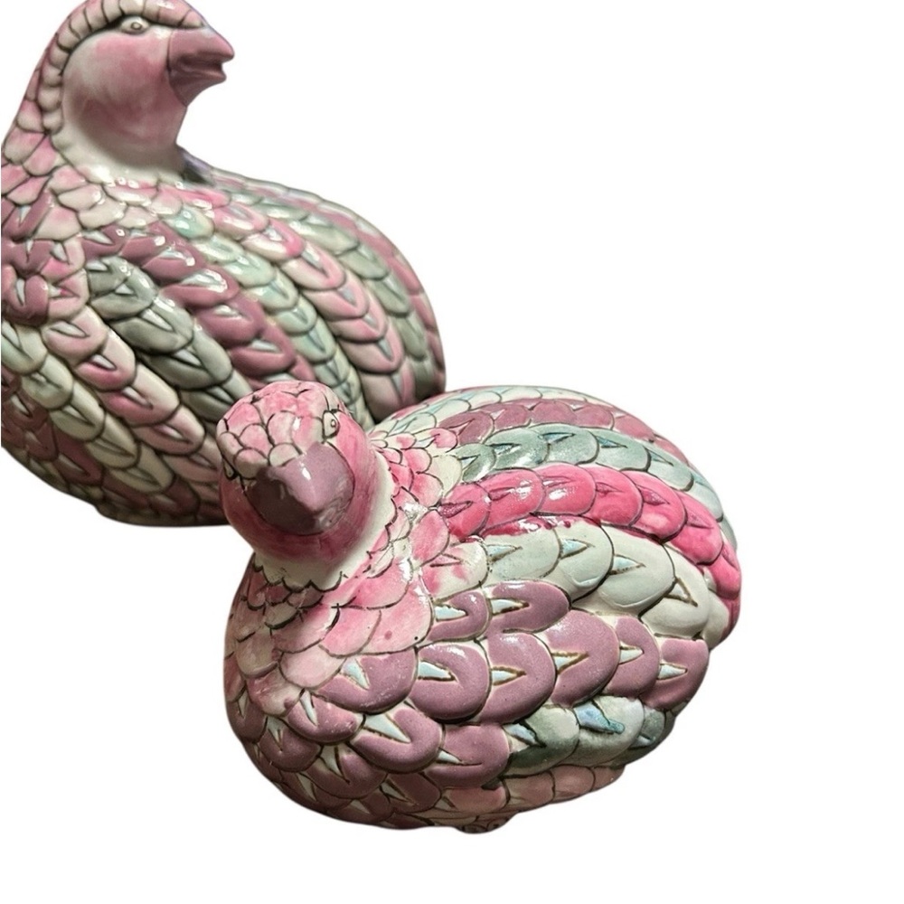 Classic Traditions Vintage JC Penny Exclusive Quail Birds Figurines Set Of 2 - Picture 2 of 4